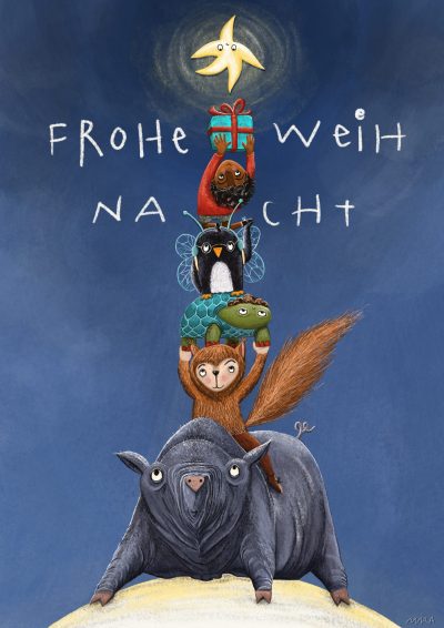 Weihnachtskarten-Set of 4 – Bild 4