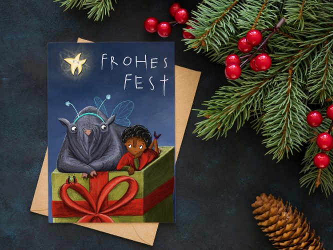 WEIHNACHTSKARTE Frohes Fest