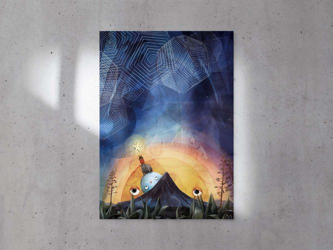 POSTER Sonne, Mond und Schnipsel // A1