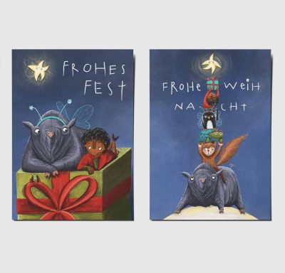 Weihnachtskarten-Set of 4