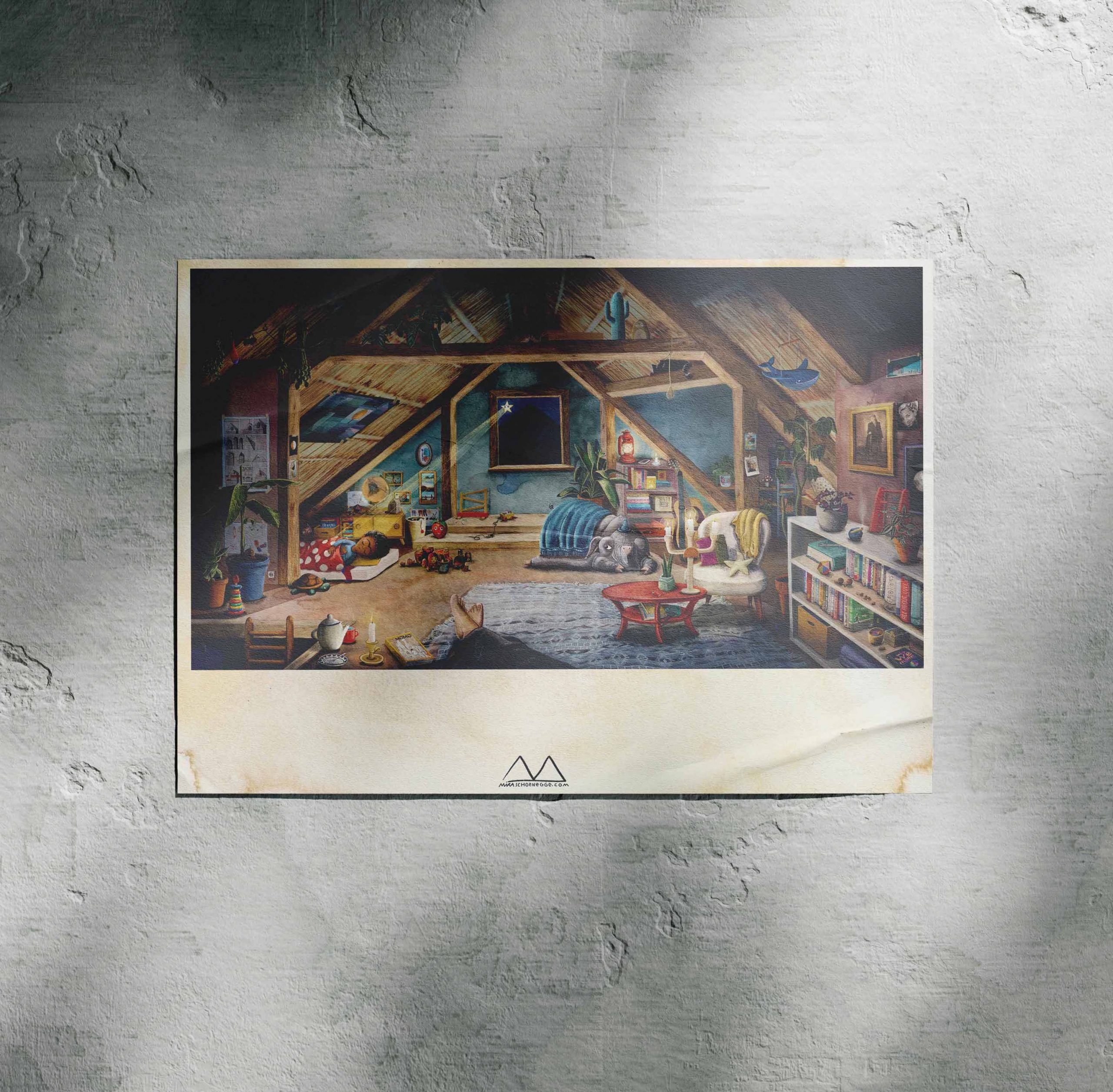 POSTER Schnipsel's Zuhause // A3