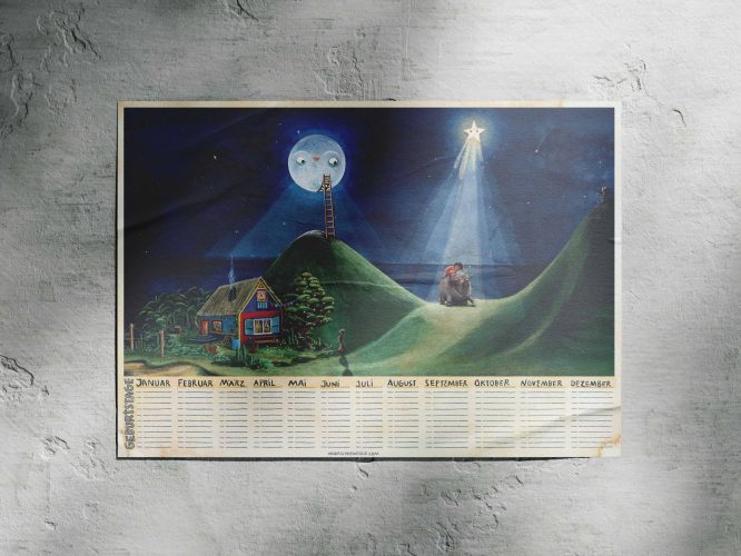 POSTER+Birthday-Kalender Ometepe // A3