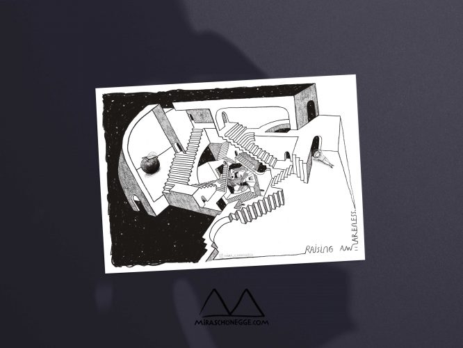 Postkarte raising awe_rness // SOLD OUT