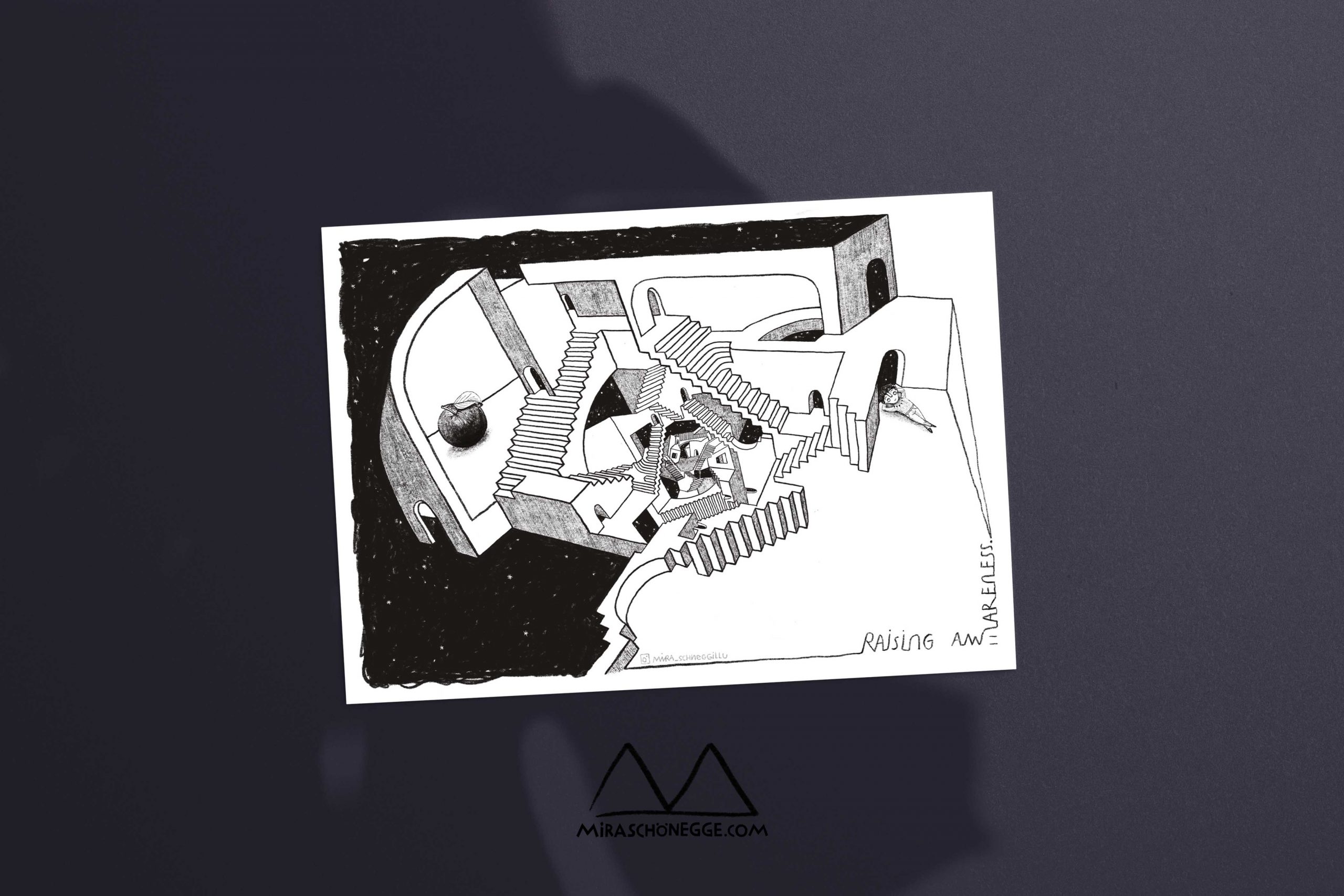 Postkarte raising awe_rness // SOLD OUT